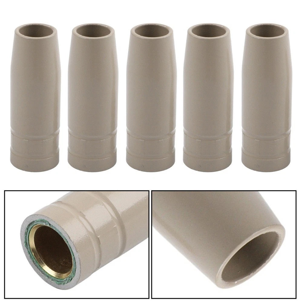 5PCS Replacement Gas Nozzle for 25AK MIG Welding Torch