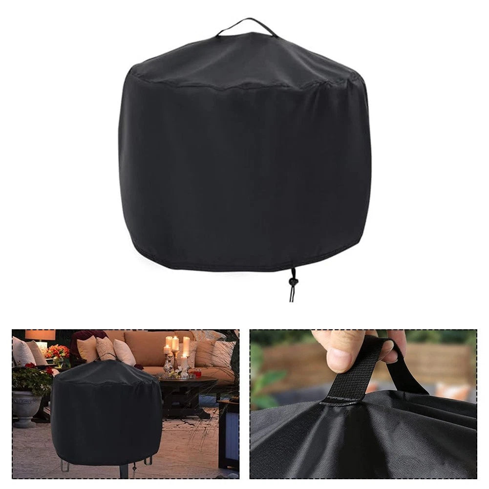 420D Heavy Duty Fire Stove Cover for Weather Protection