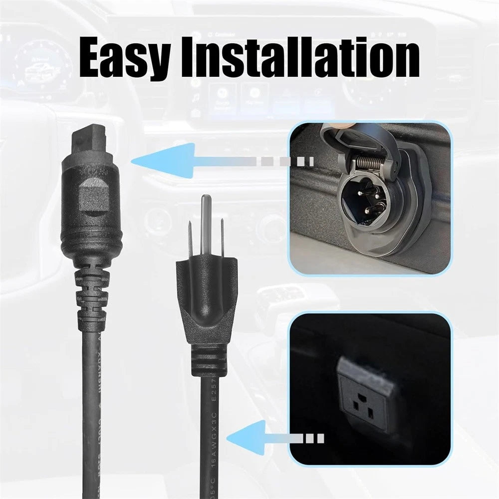 Engine Block Coolant Heater Cable for Chevrolet Silverado 2500 HD (2001–2007)