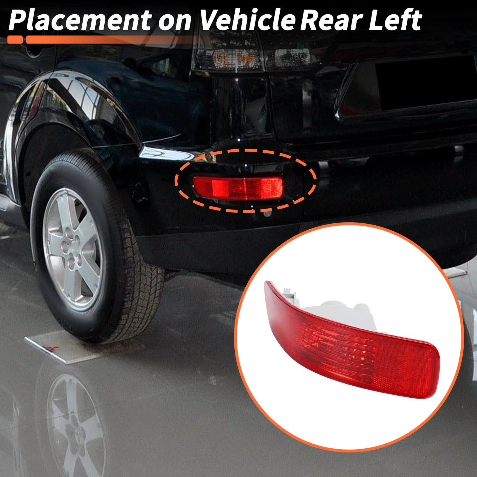 Rear Tail Light Shell Replacement for Mitsubishi Outlander (2013–2024)