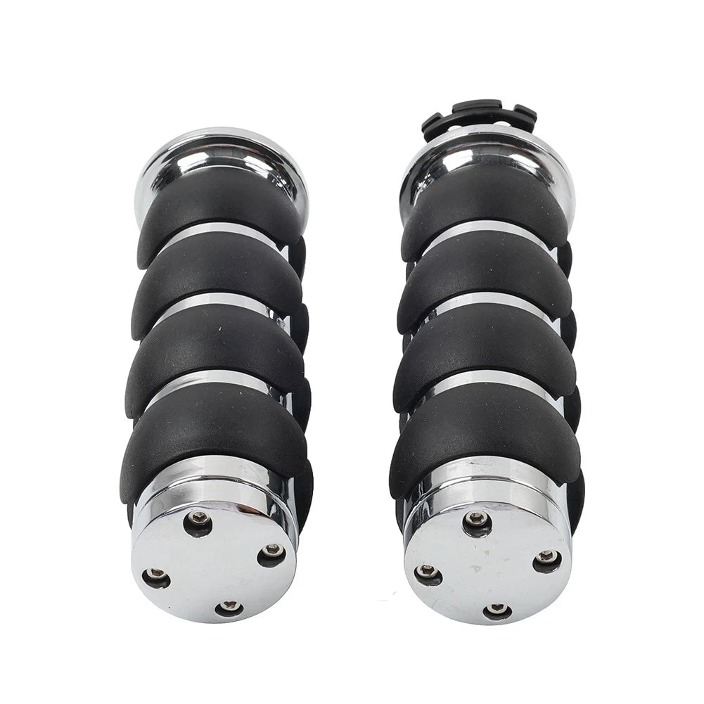 1'' Motorcycle Handle Bar Hand Grips for Harley Cruiser, Yamaha