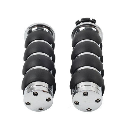 1'' Motorcycle Handle Bar Hand Grips for Harley Cruiser, Yamaha