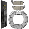 Front and Rear Brake Shoes Replacement for Honda VT750C VT750CA Shadow (2004–2016)