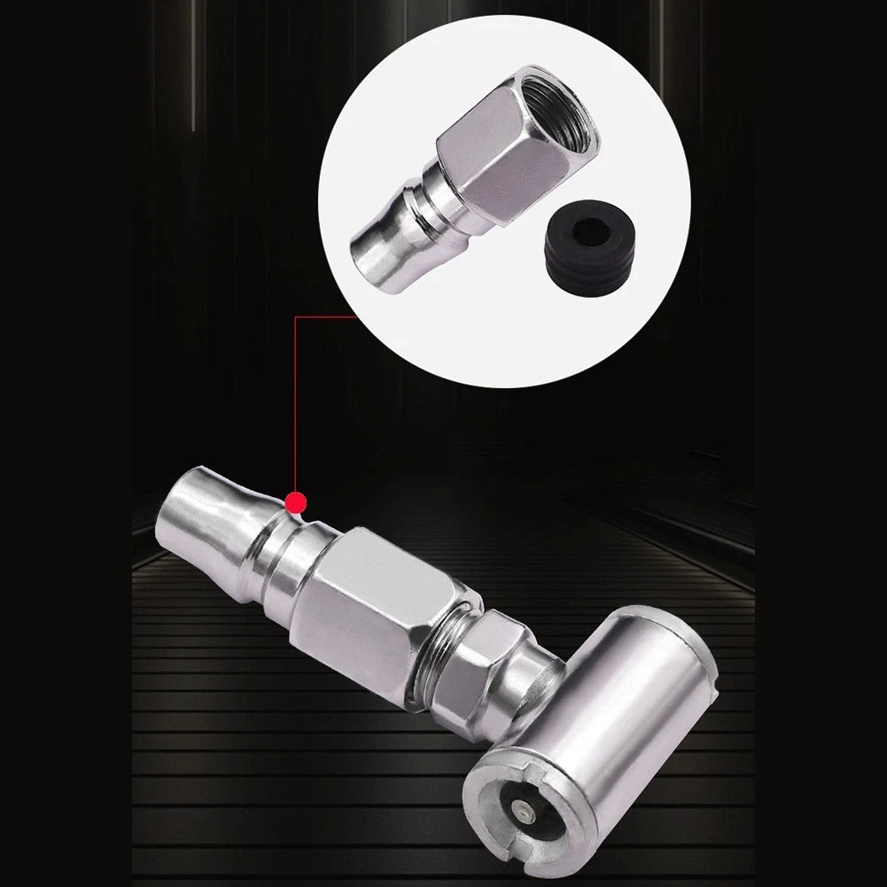 Double Head Inflator Nozzle for Car Motorcycle Air Pump Accessory