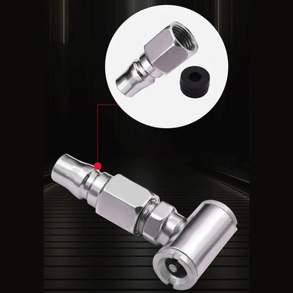 Double Head Inflator Nozzle for Car Motorcycle Air Pump Accessory