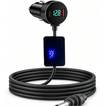 3-in-1 Car Power Cable for Mini (100W 30V 2A) Waterproof Design
