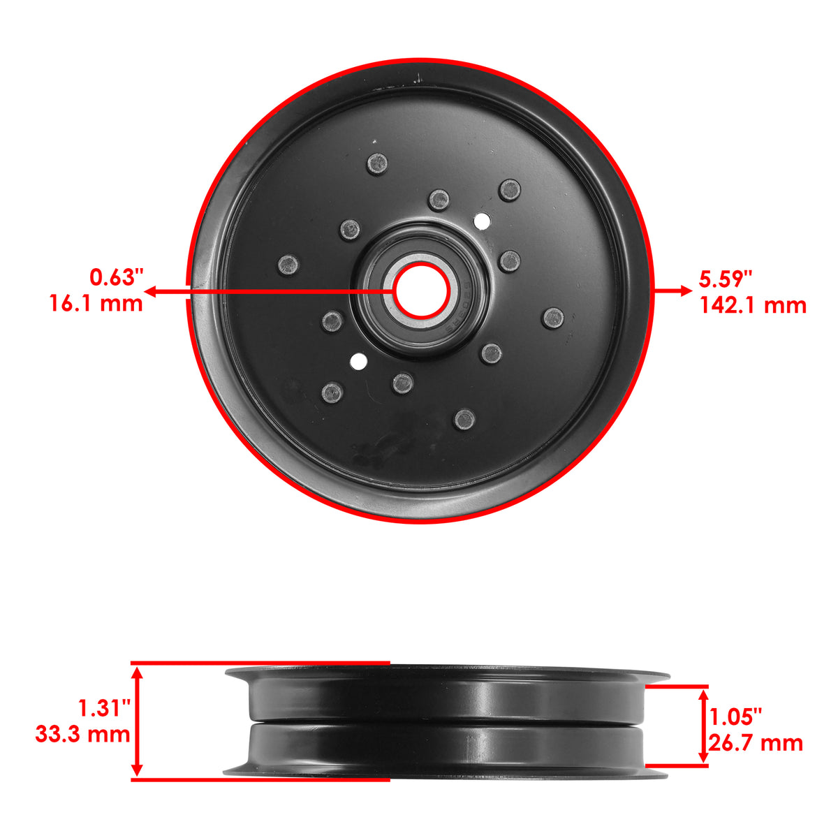 Deck Pulleys Replacement for Toro Zero Turn Mower (2005–2018)