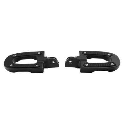 Matte Black Front Driver Foot Pegs for Harley Softail Street Bob (2018–2025)