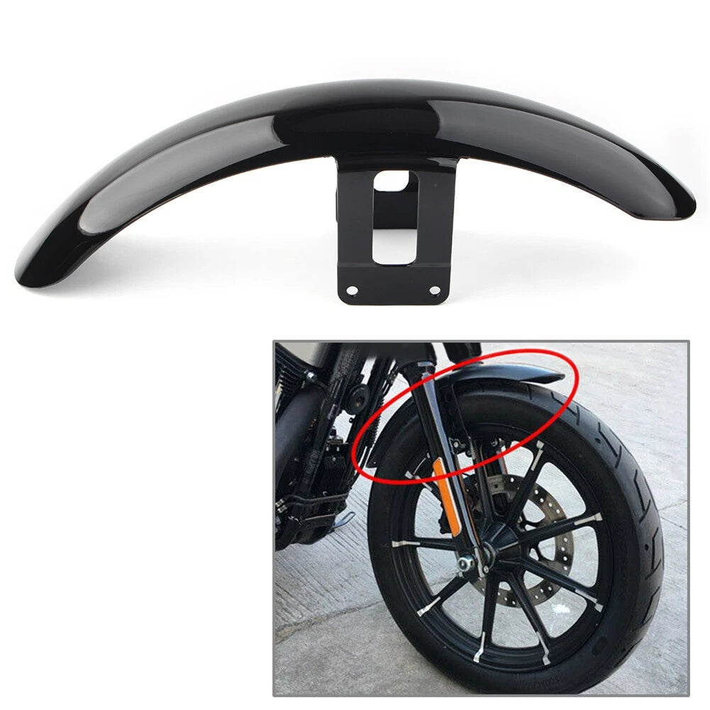 Front Fender Mudguard Splash Guard Cover For Harley-Davidson Sportster 883 1200