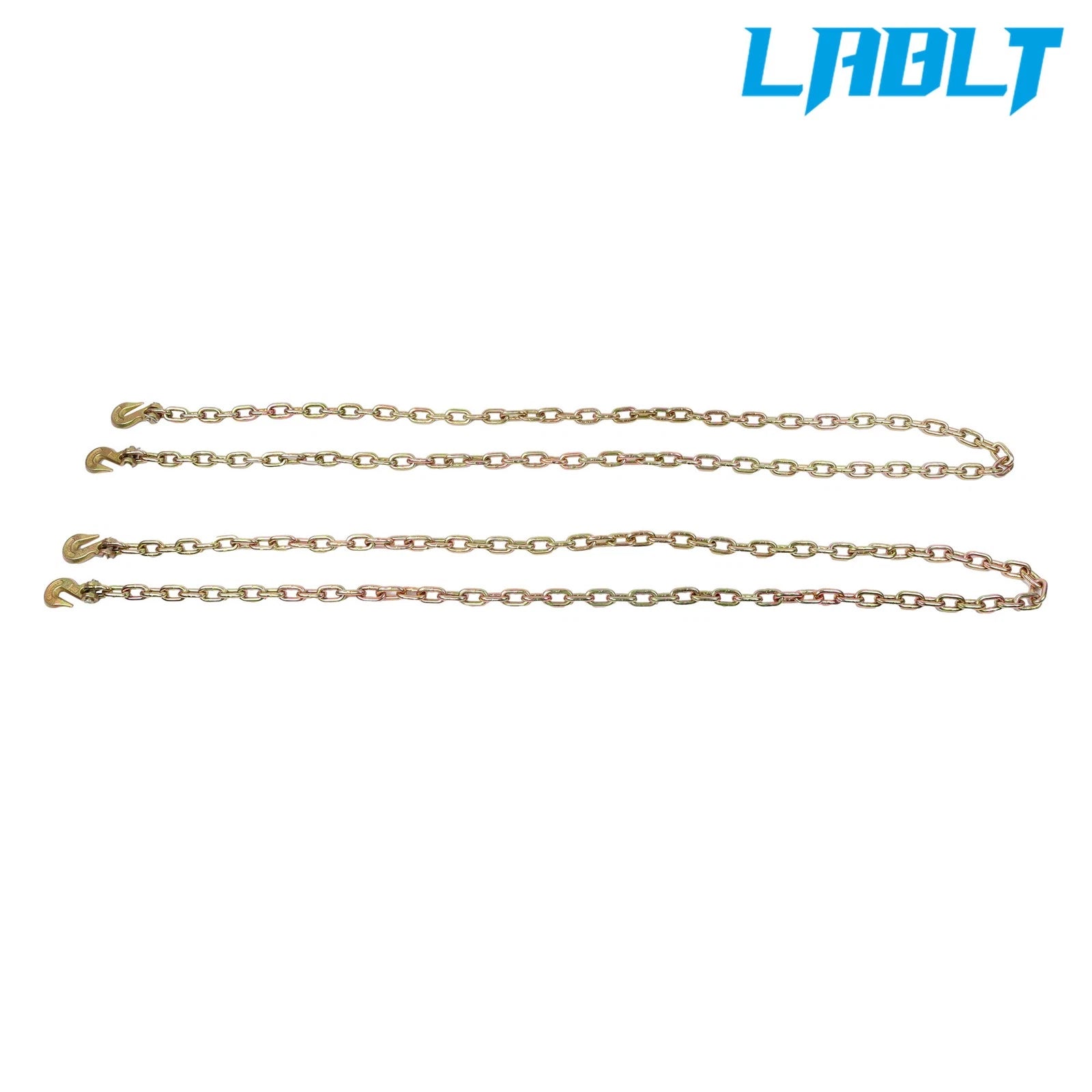 5/16" Binder Chain G80 Tie Down Tow Chain with Hooks for (4900 lbs)