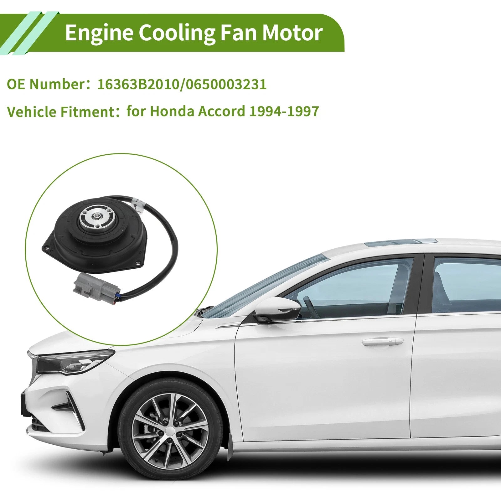 Radiator Fan Motor Replacement for Honda Accord (1994–1997)