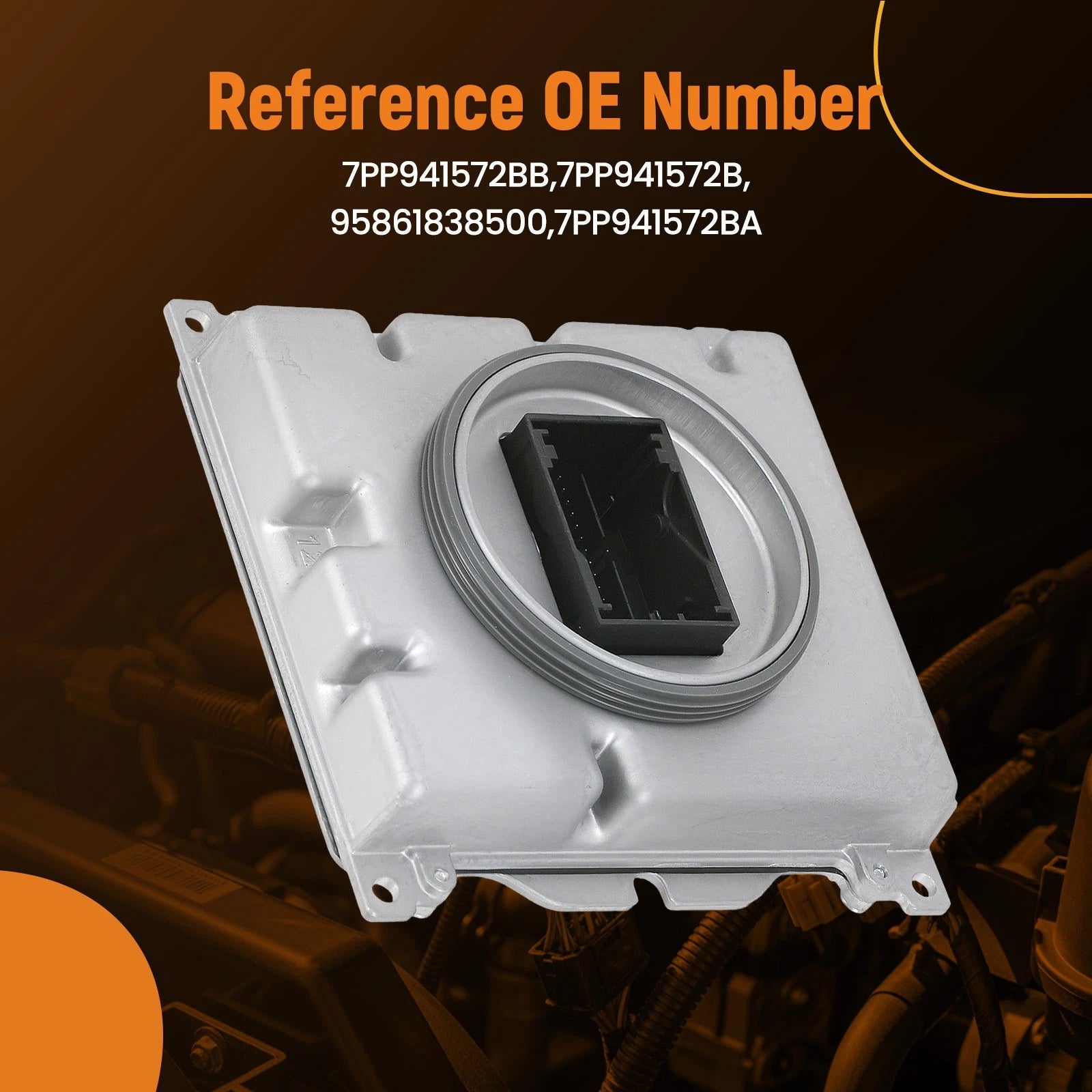 Headlight Lamp Control Unit LED Module for Porsche Cayenne (2011–2018) 7PP941572BB