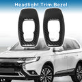 2 Pcs Headlight Trim Bezel for Mitsubishi Outlander (2022–2024)