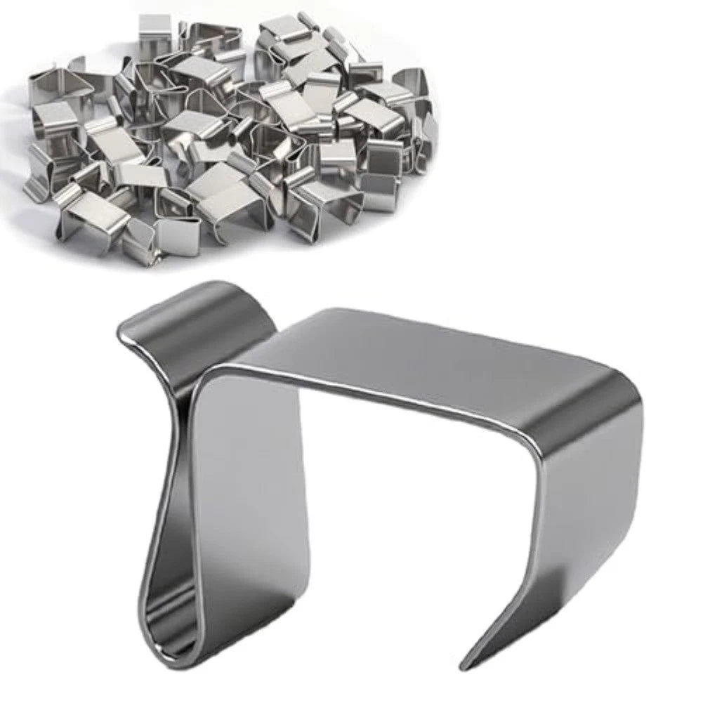 Steel Gutter Clips for Hanging Outdoor Lights and Banners