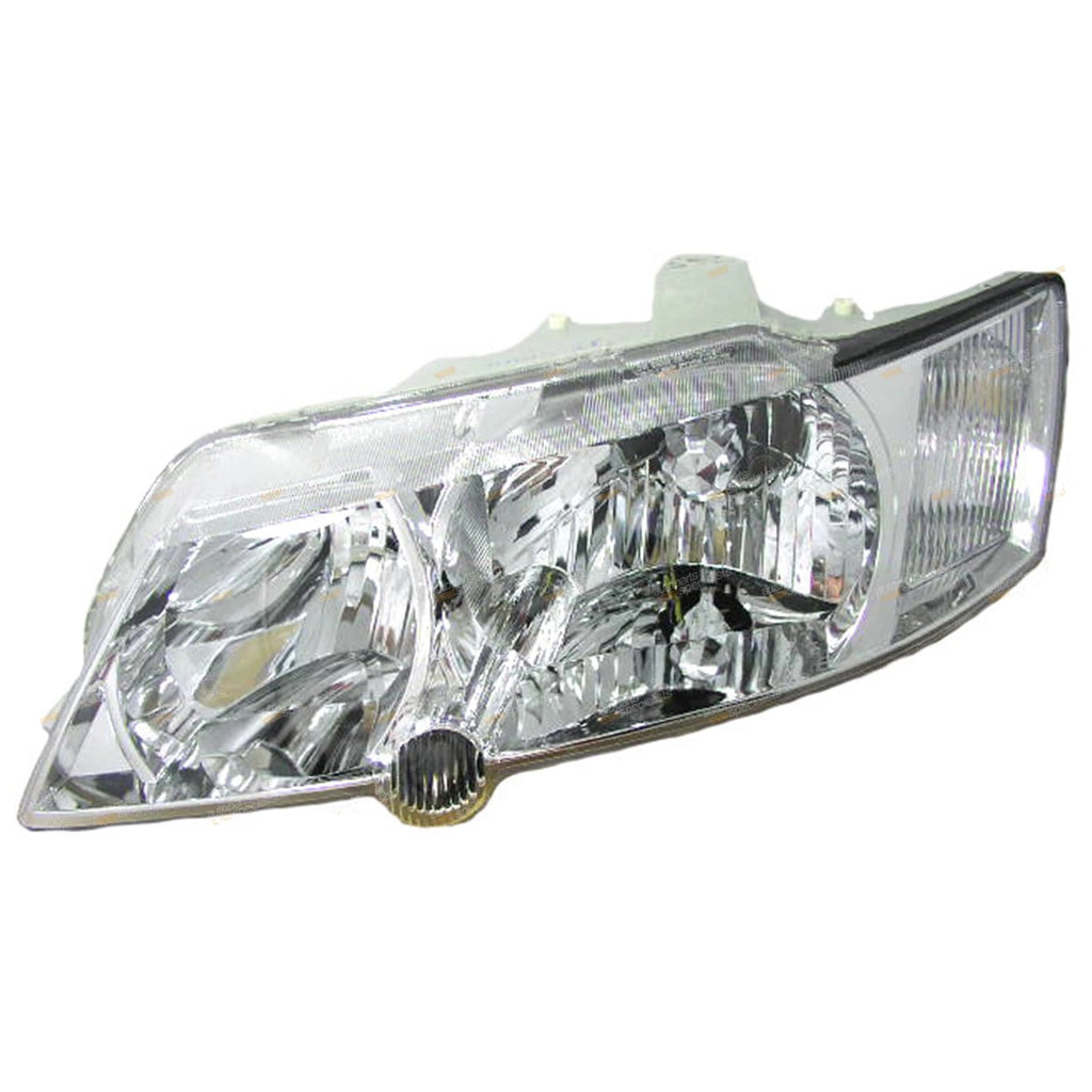 LH Chrome Headlight for Holden VY Commodore (2002–2003) LHS