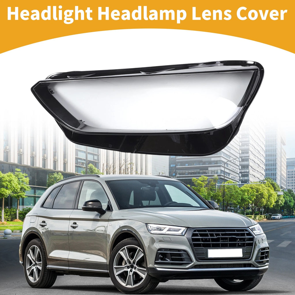 Headlight Lens Cover Front Left OEM Replacement for Audi Q5 (2021–2022)