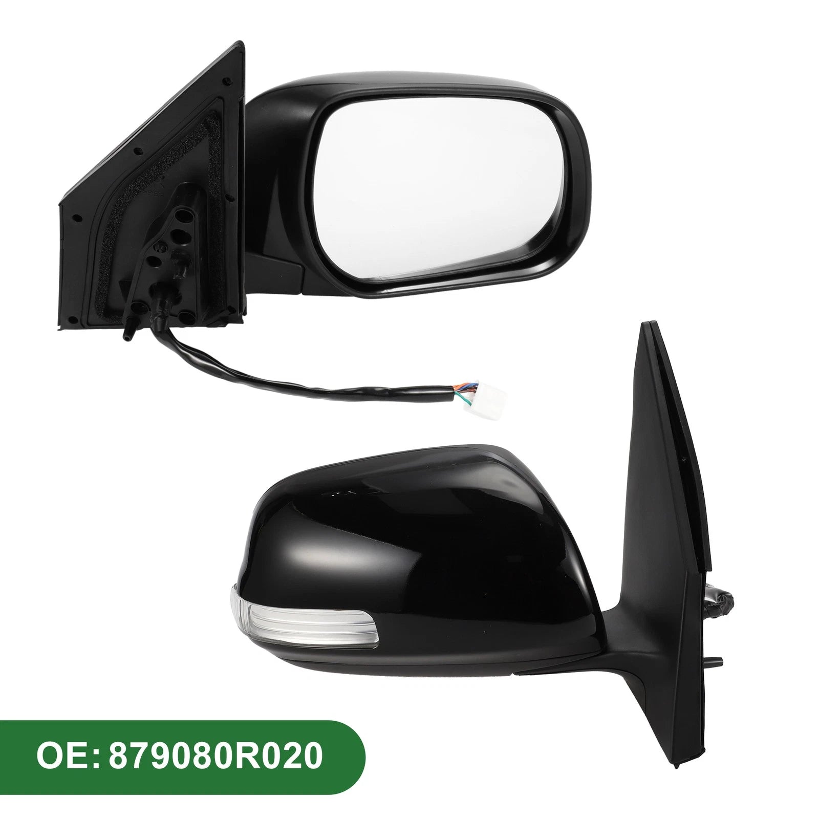 Right Side Door Mirror Replacement for Toyota RAV4 2009–2012 Manual Folding