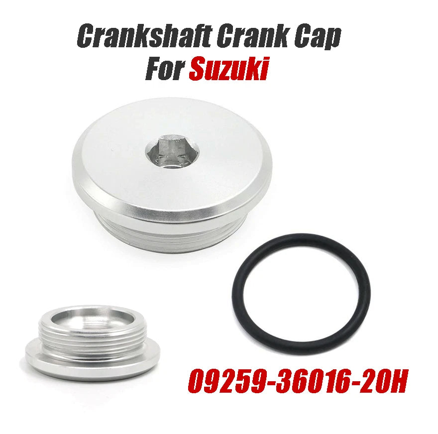 Crankshaft Access Cap & O-ring for Suzuki DRZ400 DR250 350 650 (2000–2023)