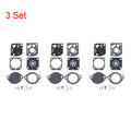 Set of 3 Carburetor Repair Kits for Zama RB-97 C1Q-S72 Stihl FC90 FS87 FS91 FS100
