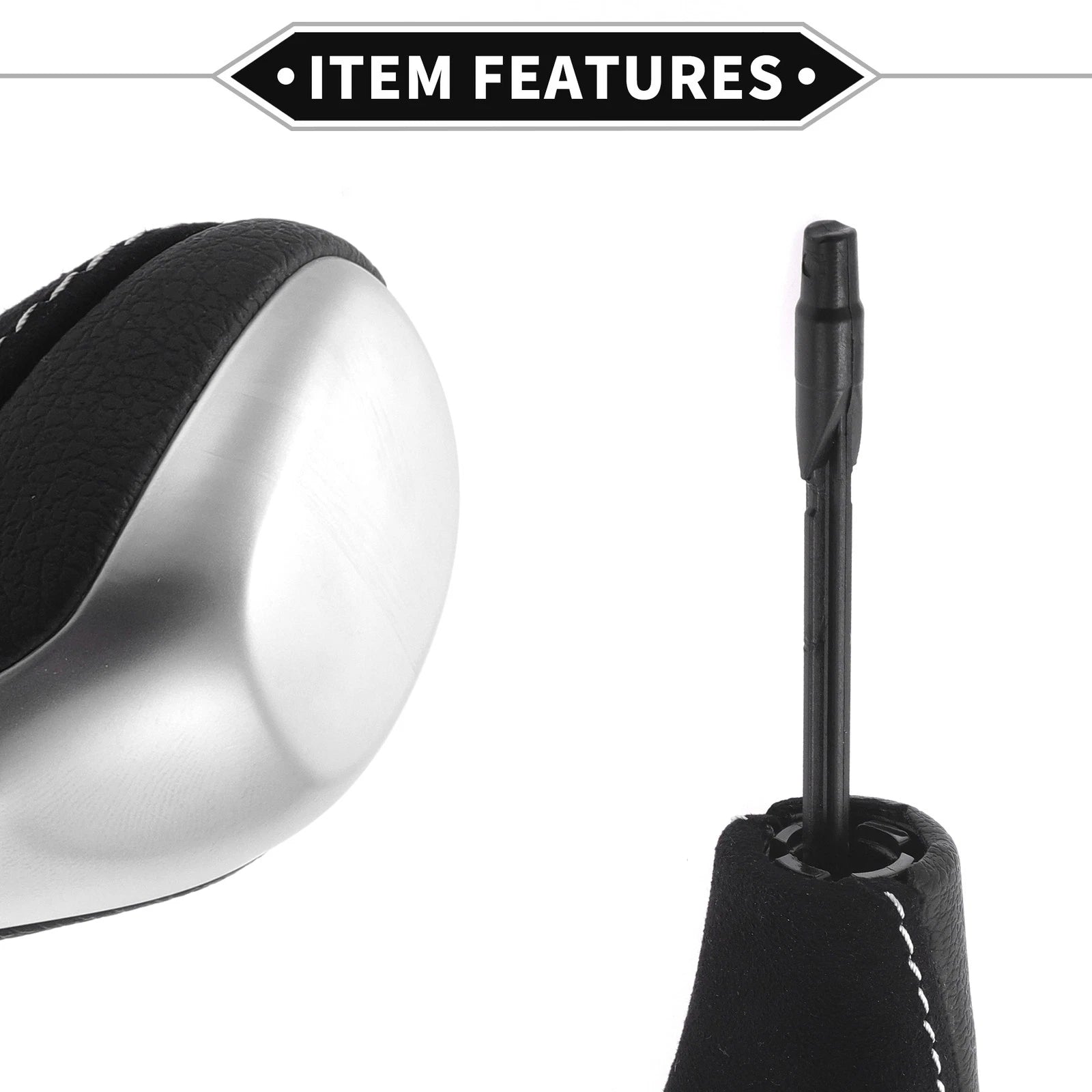 Automatic Gear Shifter Knob for BMW 3 Series E46 (1998–2006) Plastic Leather