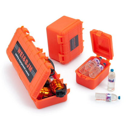 3X Colors Mini Plastic Box Case for Axial SCX24 (1/24) RC Crawler Car