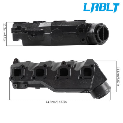 Exhaust Manifold for Volvo Penta 2.3 2.5 (LABLT 855387, 834438-4, 855387-7)