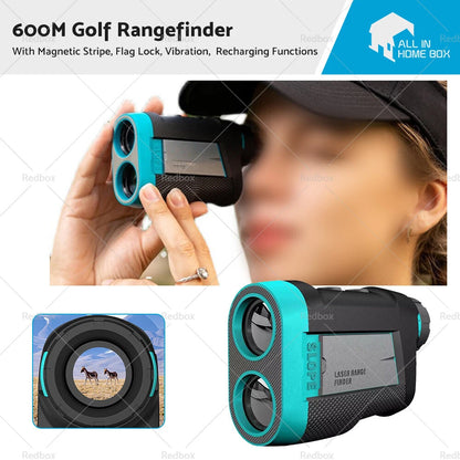 600M Golf Rangefinder for All Models (Slope, Vibration, Magnetic, Rechargeable)