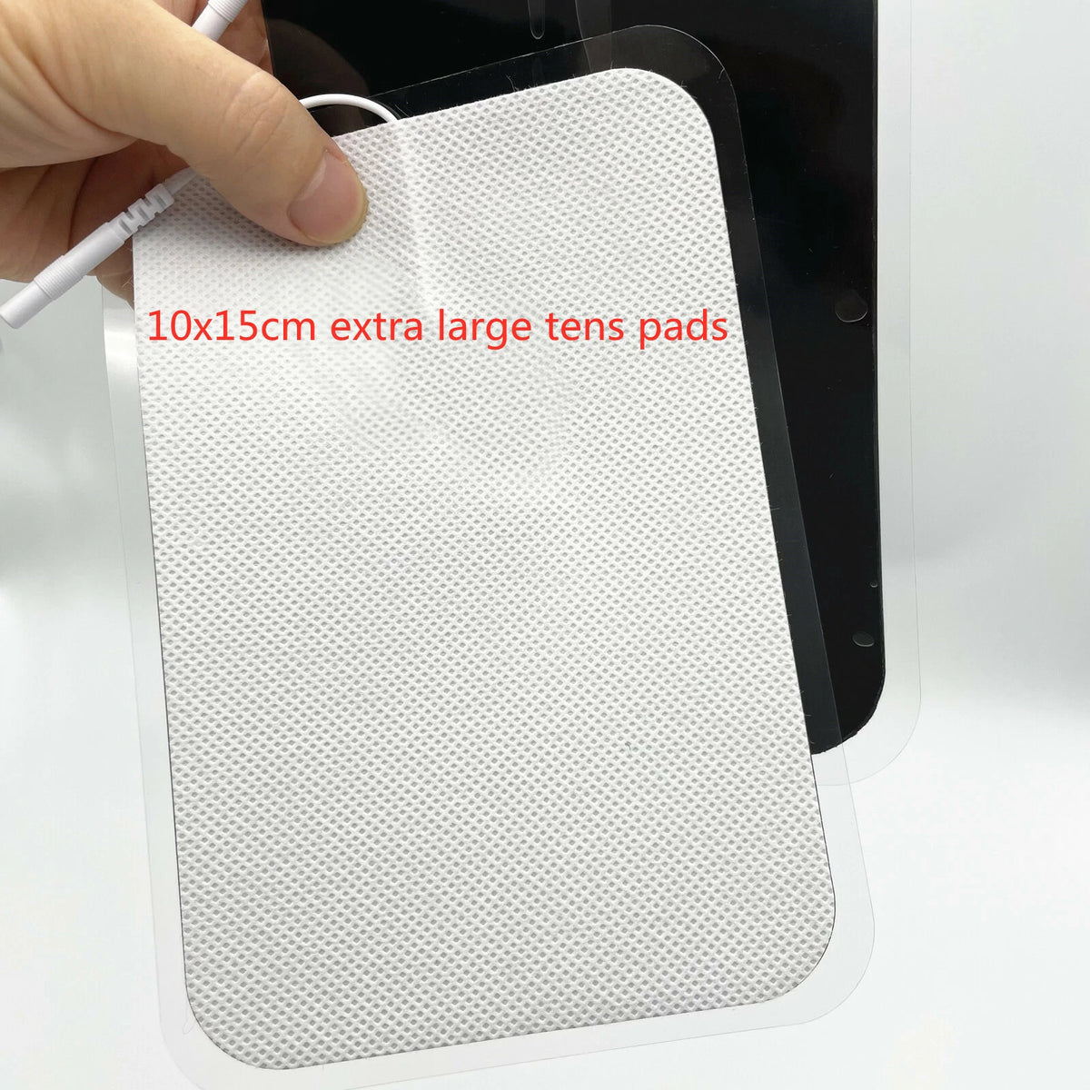 Set of 4 Self-Adhesive Electrode Pads for Machine Massagers (10x15cm)