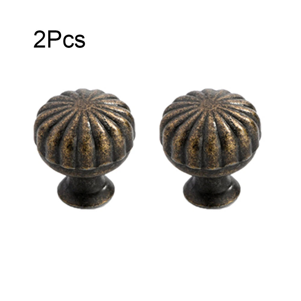 2X Vintage Door Knob Pull Handle for Kitchen Cupboard Cabinet Hardware