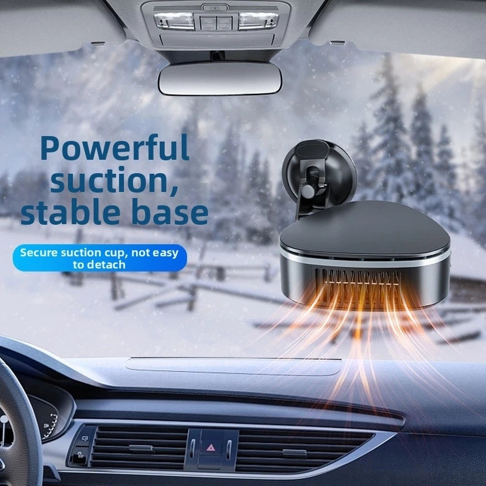 12V Windshield Heater Defroster for Car - Dual Air Modes, Adjustable Angle