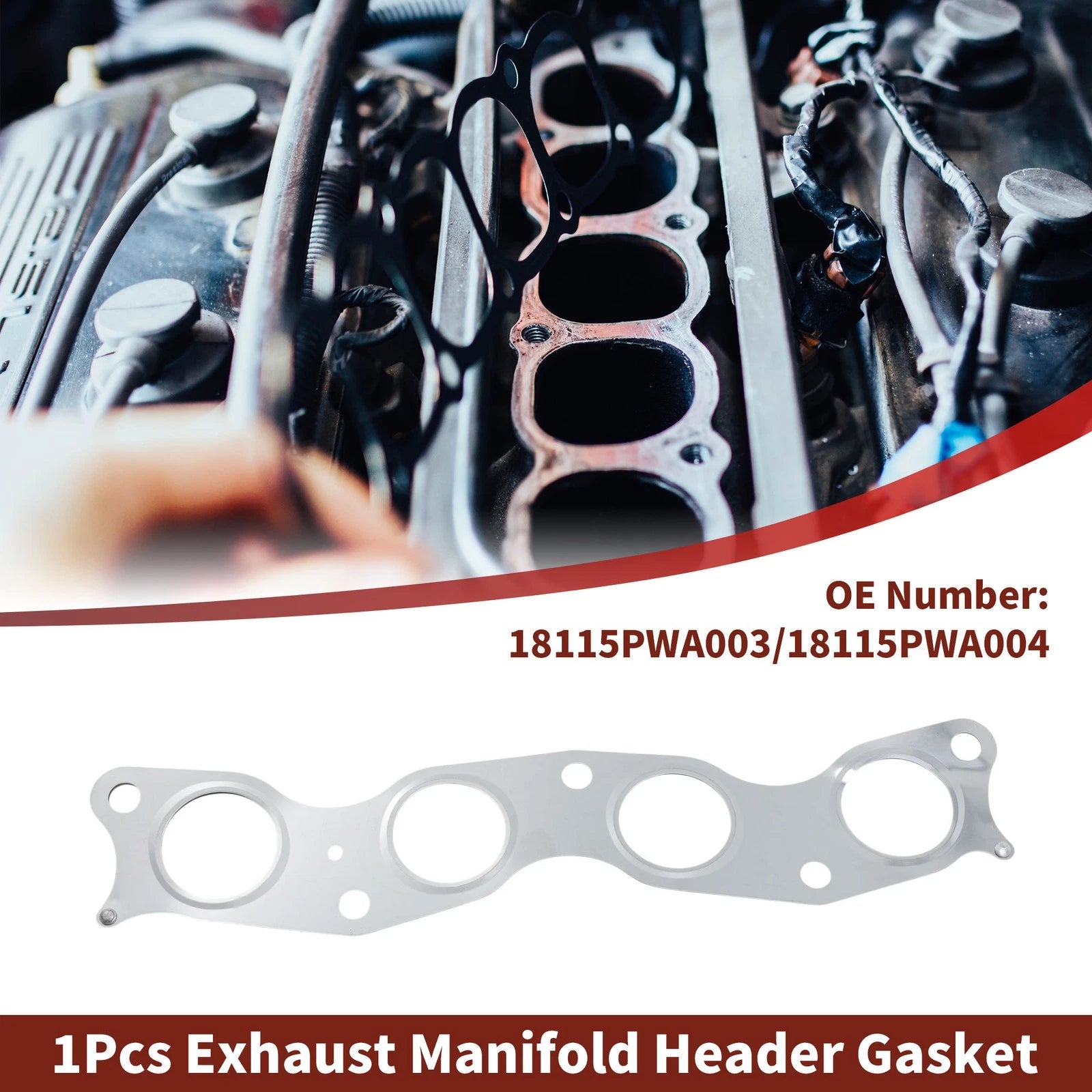 Exhaust Manifold Header Gasket Replacement for Honda Airwave (2004–2016)