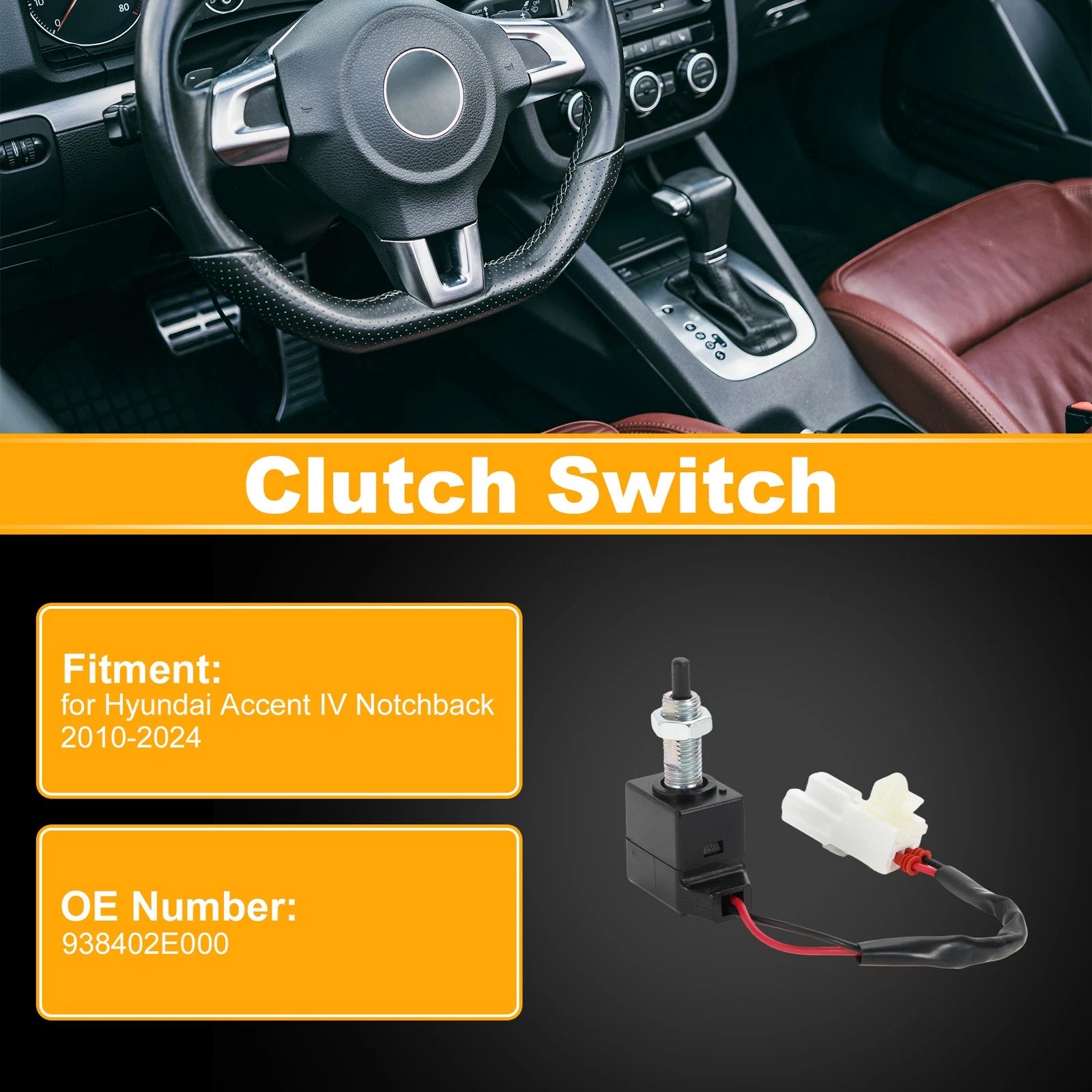 Clutch Actuator Switch for Hyundai Accent IV Notchback (2010–2024)