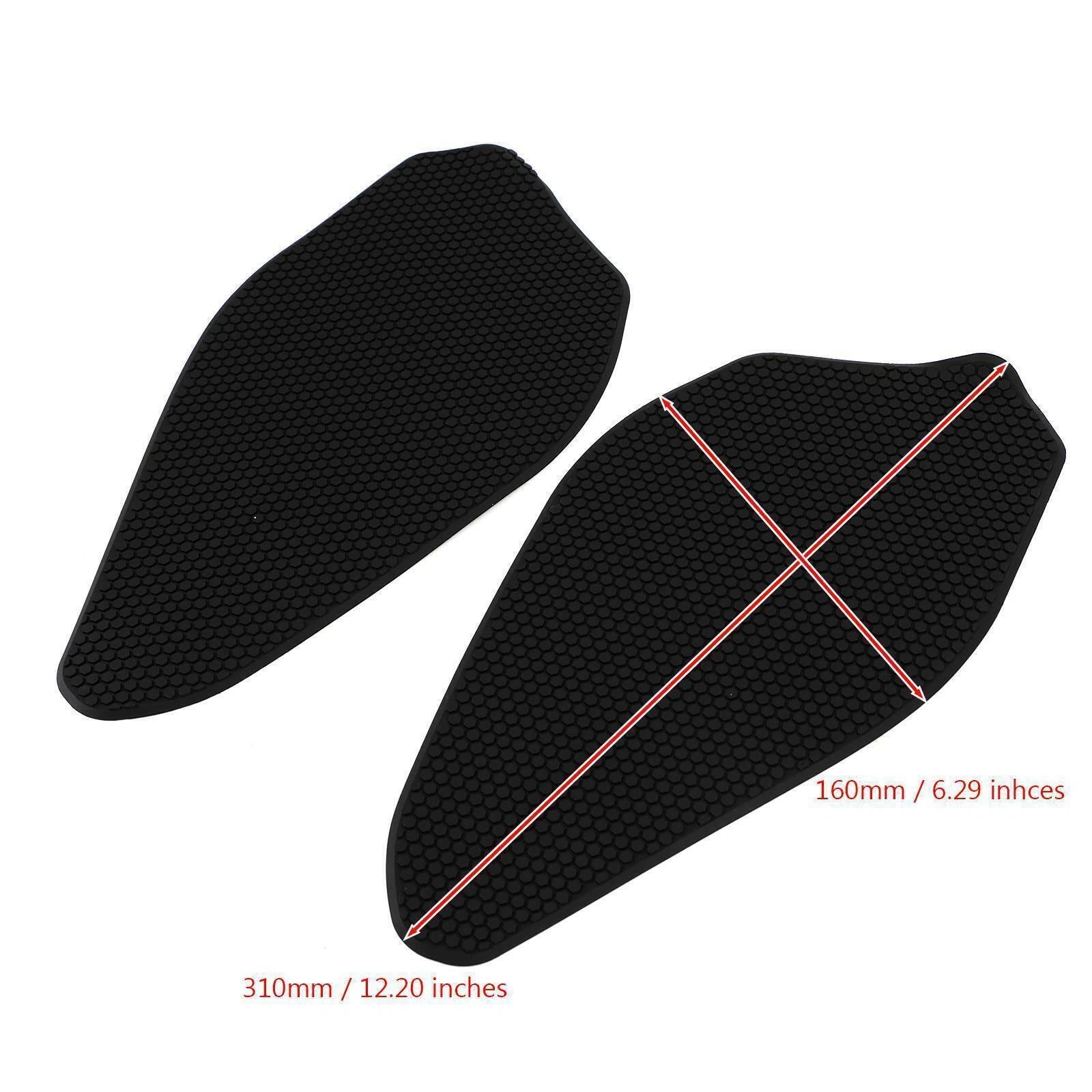2X Side Tank Traction Grip Pads for Yamaha YZF-R3 (2019–2020) AY T9