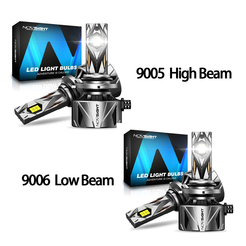 4X 9005 9006 LED Combo Headlight Bulbs for