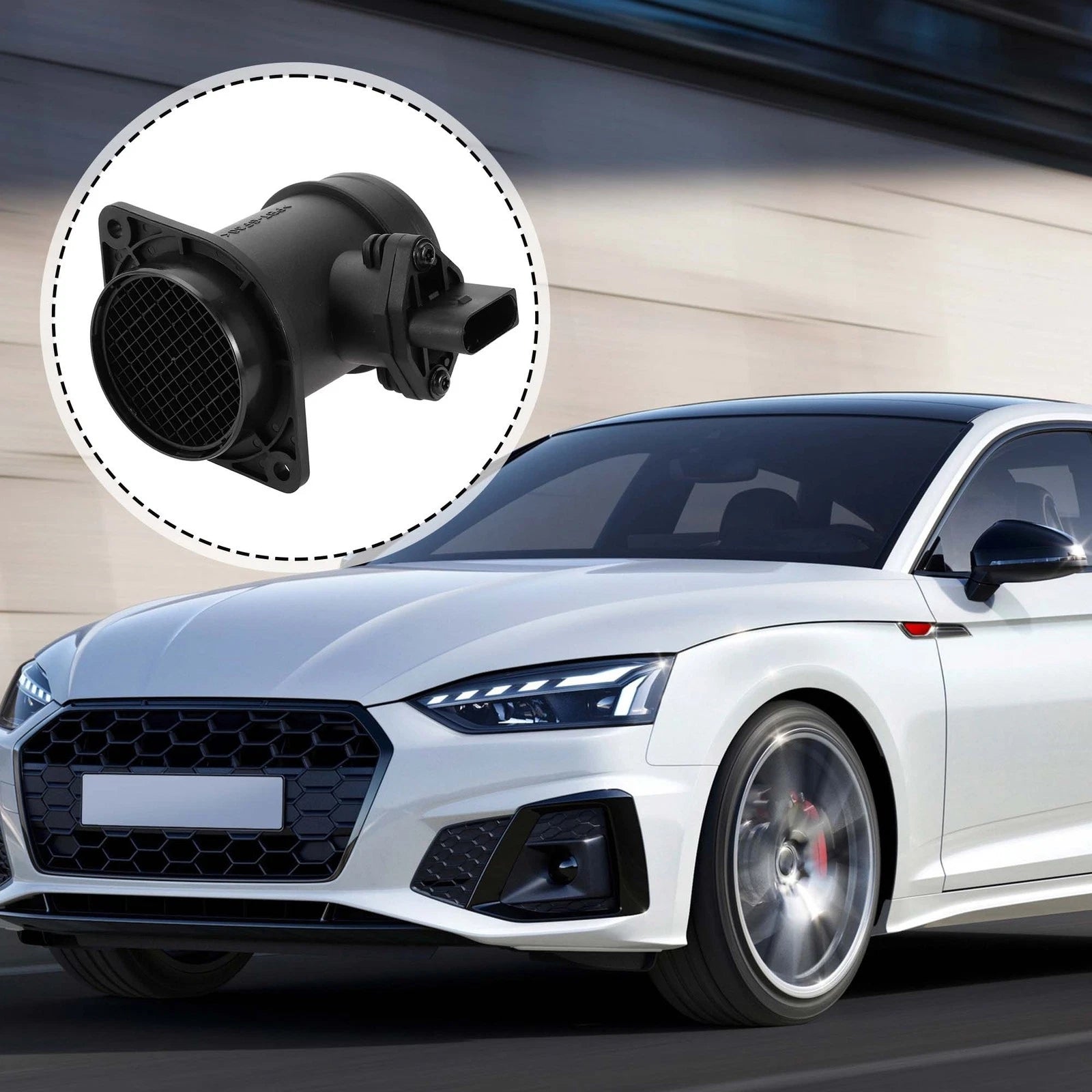 Mass Air Flow Sensor Assembly Replacement for Audi A4 A6 (2009–2019)