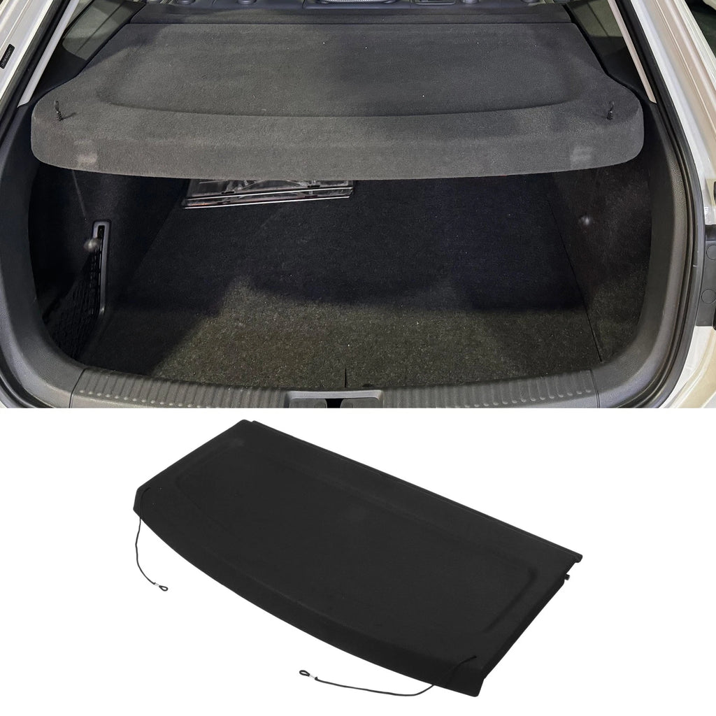 Parcel Shelf Boot Load Cover for Volkswagen Golf (2010–2014) Black
