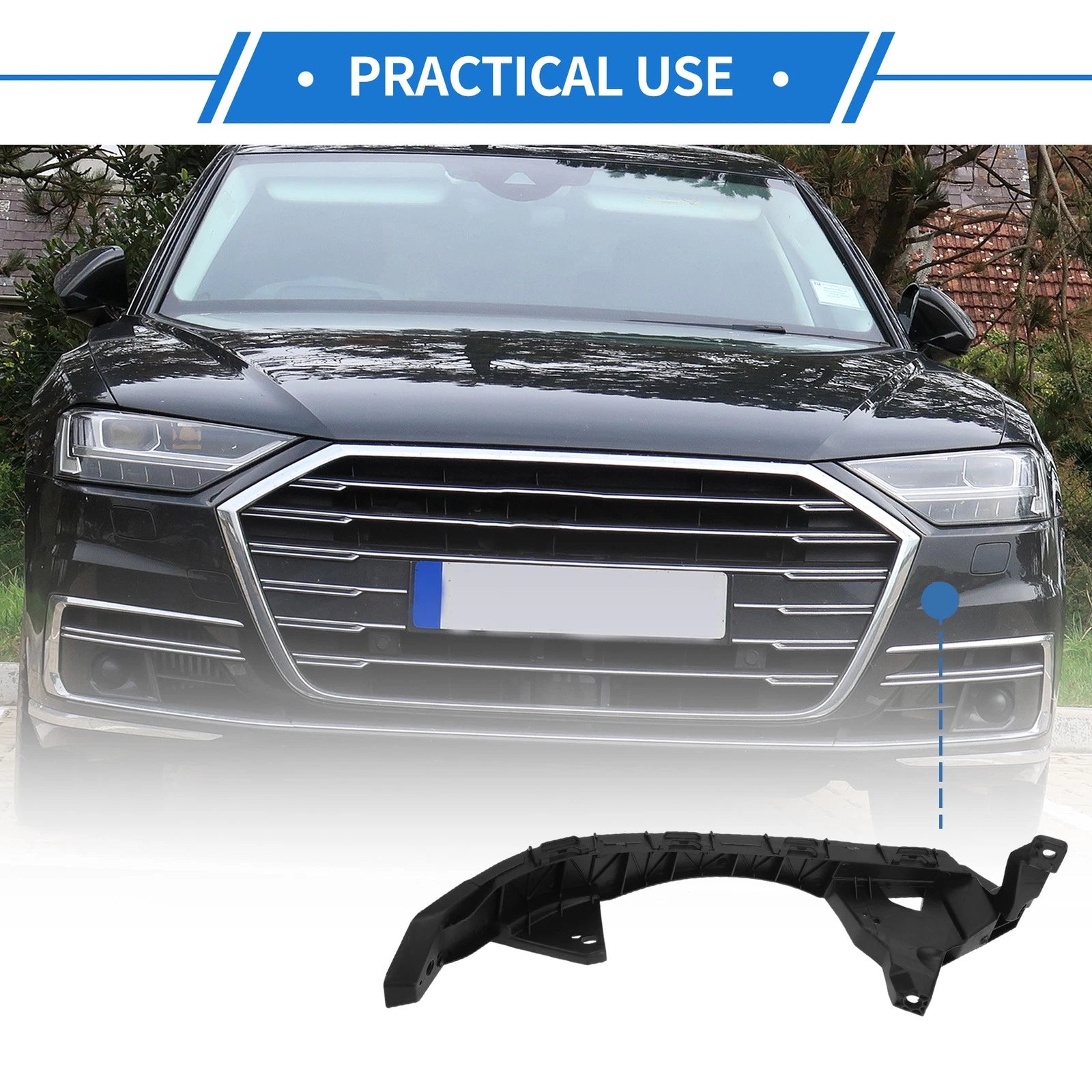 Front Left Bumper Retainer Bracket Replacement for Honda Accord (2013–2017)