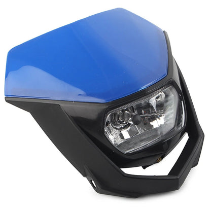Universal Headlight Fairing for Supermoto Dirt Bike (Blue)
