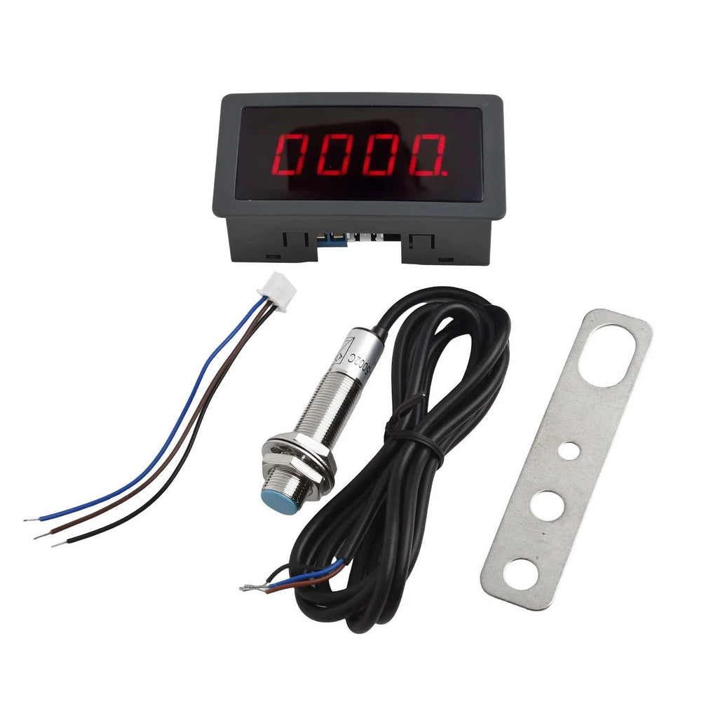 LED Tachometer with Hall Sensor for AC110230V