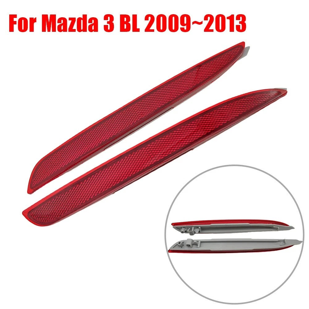 Rear Bumper Bar Reflector for Mazda 3 BL (2009–2013)