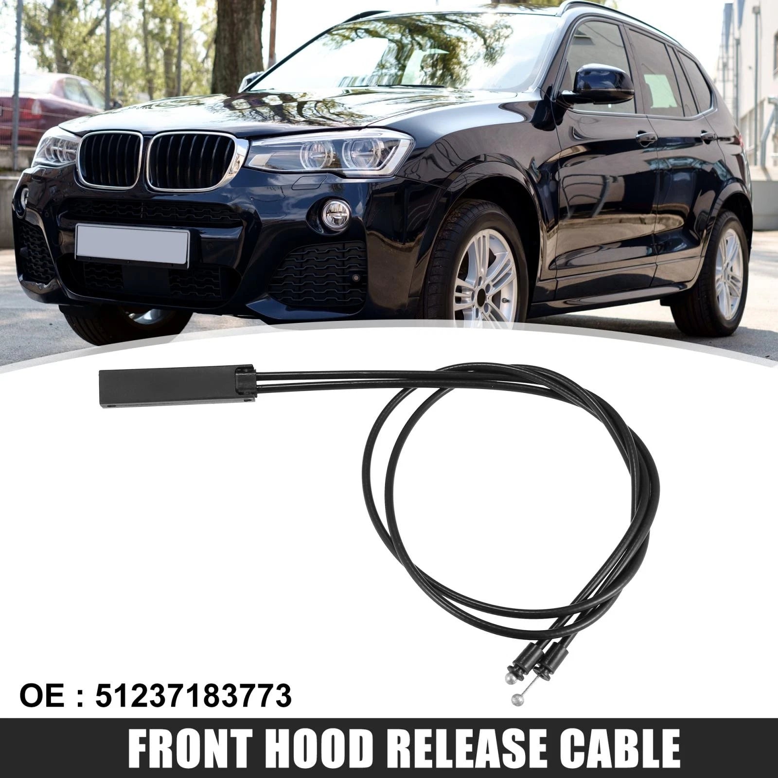 Hood Release Cable Front for BMW 5 Series GT 2008–2013