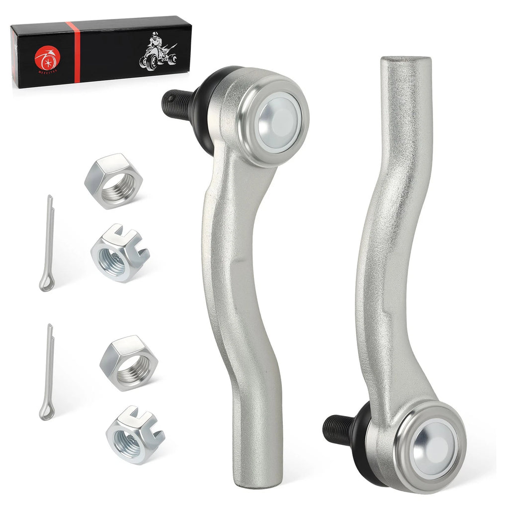 Set of 2 Outer Tie Rod Ends & Nuts for Honda Pioneer 1000 1000-5 (2016–2021)
