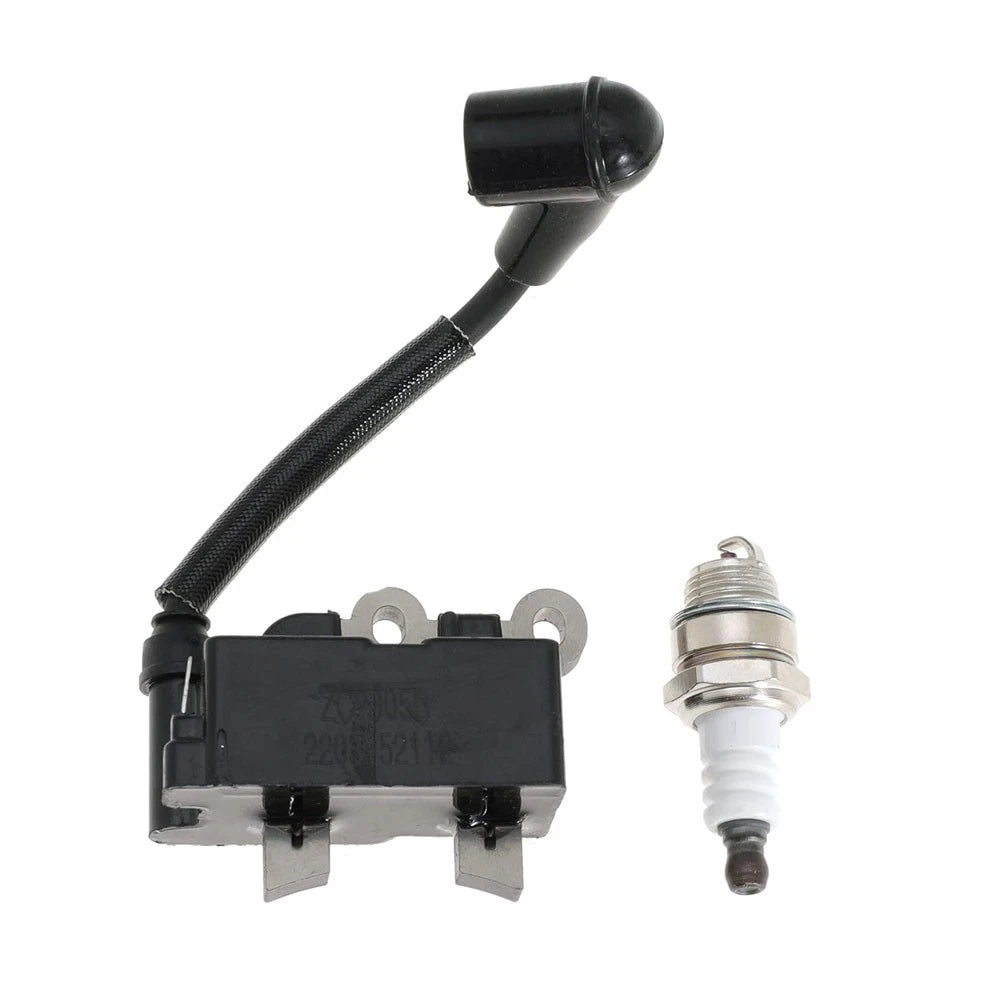 Ignition Coil & Spark Plug for Ryobi RY251PH RY252CS RY253SS (2010–2020)