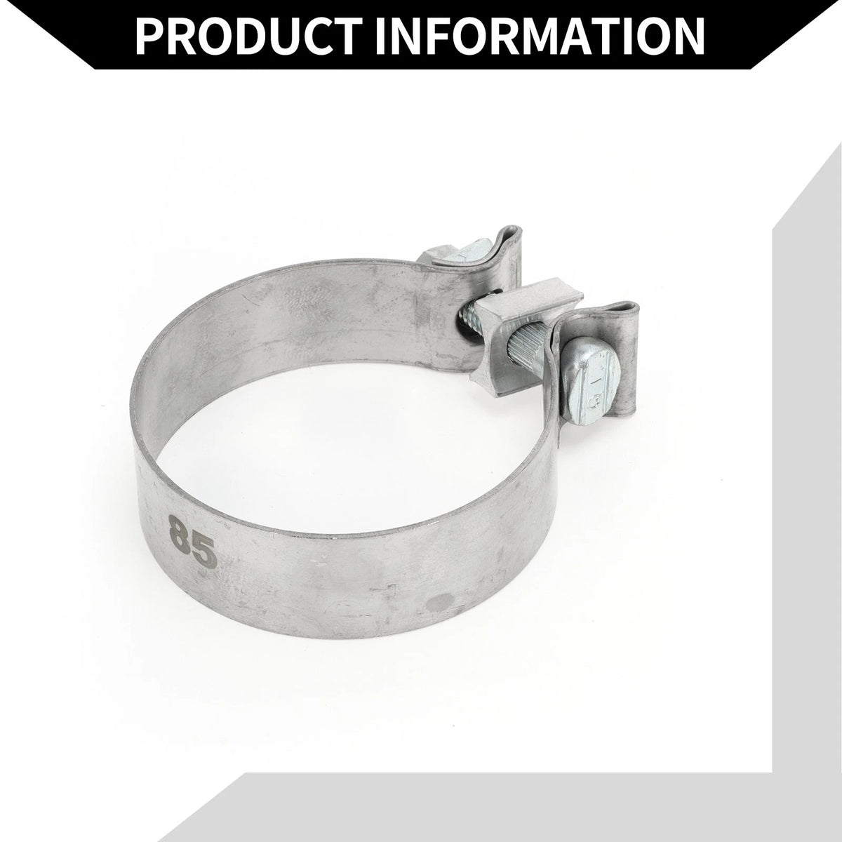 Exhaust Pipe Clamp for Car (3.35" 30mm)