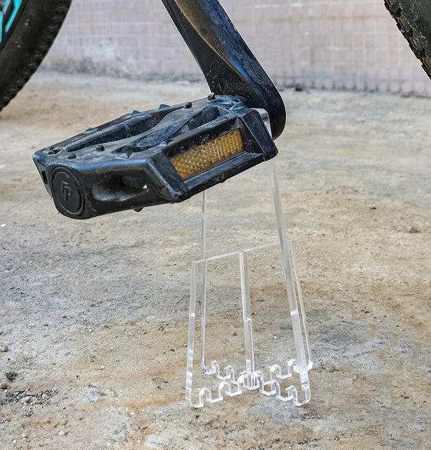 2X Stable Foot Support for Bikes (Lightweight Acrylic)