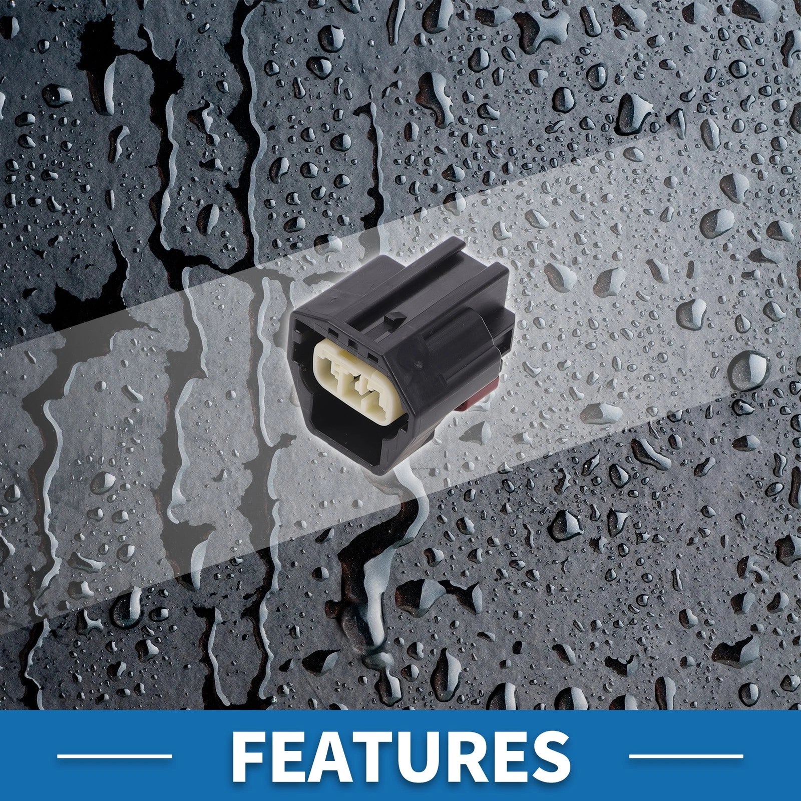 3 Pin Looms Light Sensor Connector Replacement for Ford Volvo (1 Set)
