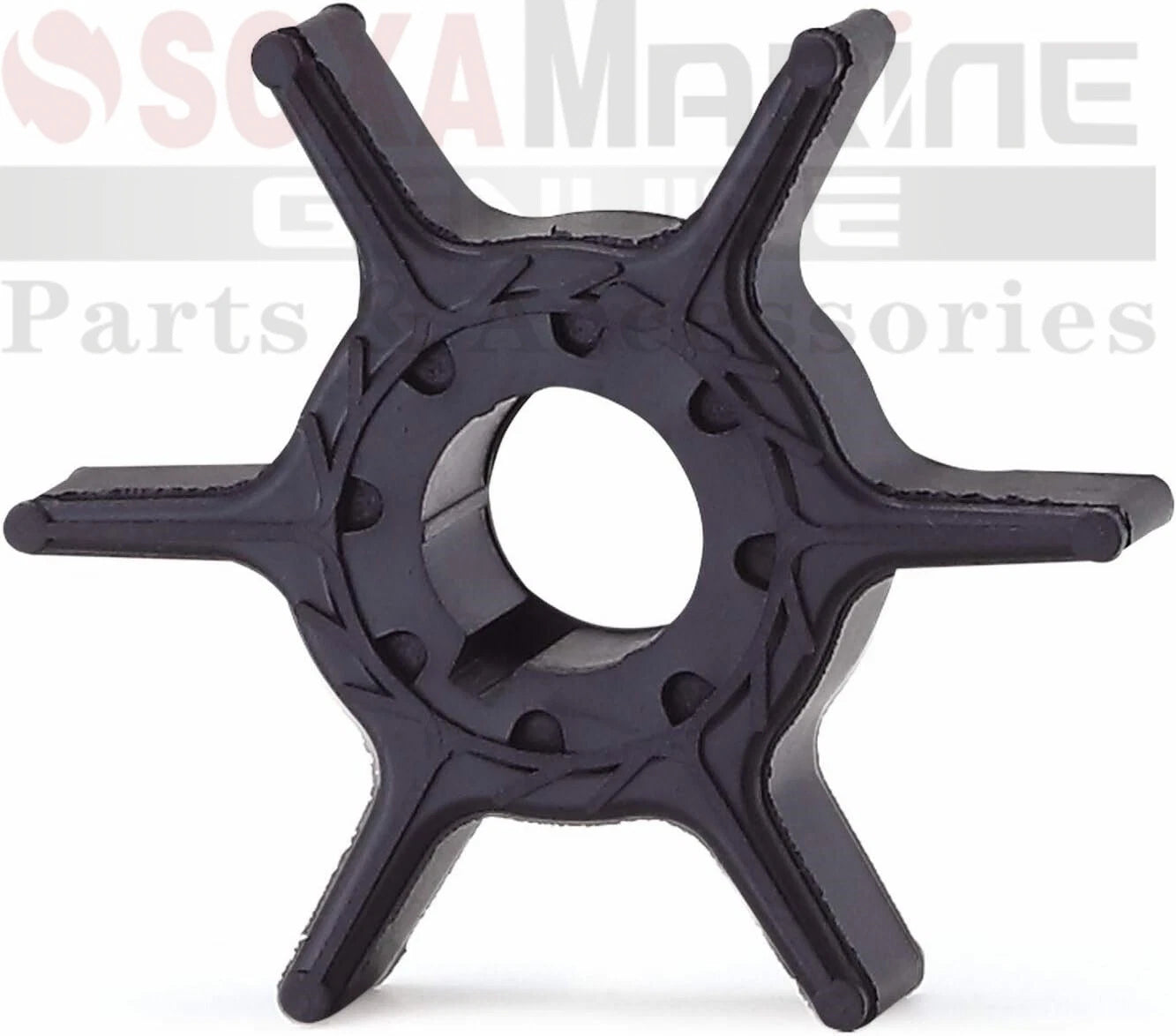 5pcs Water Pump Impeller with Key for Yamaha Outboard Motor (63V-44352-01)