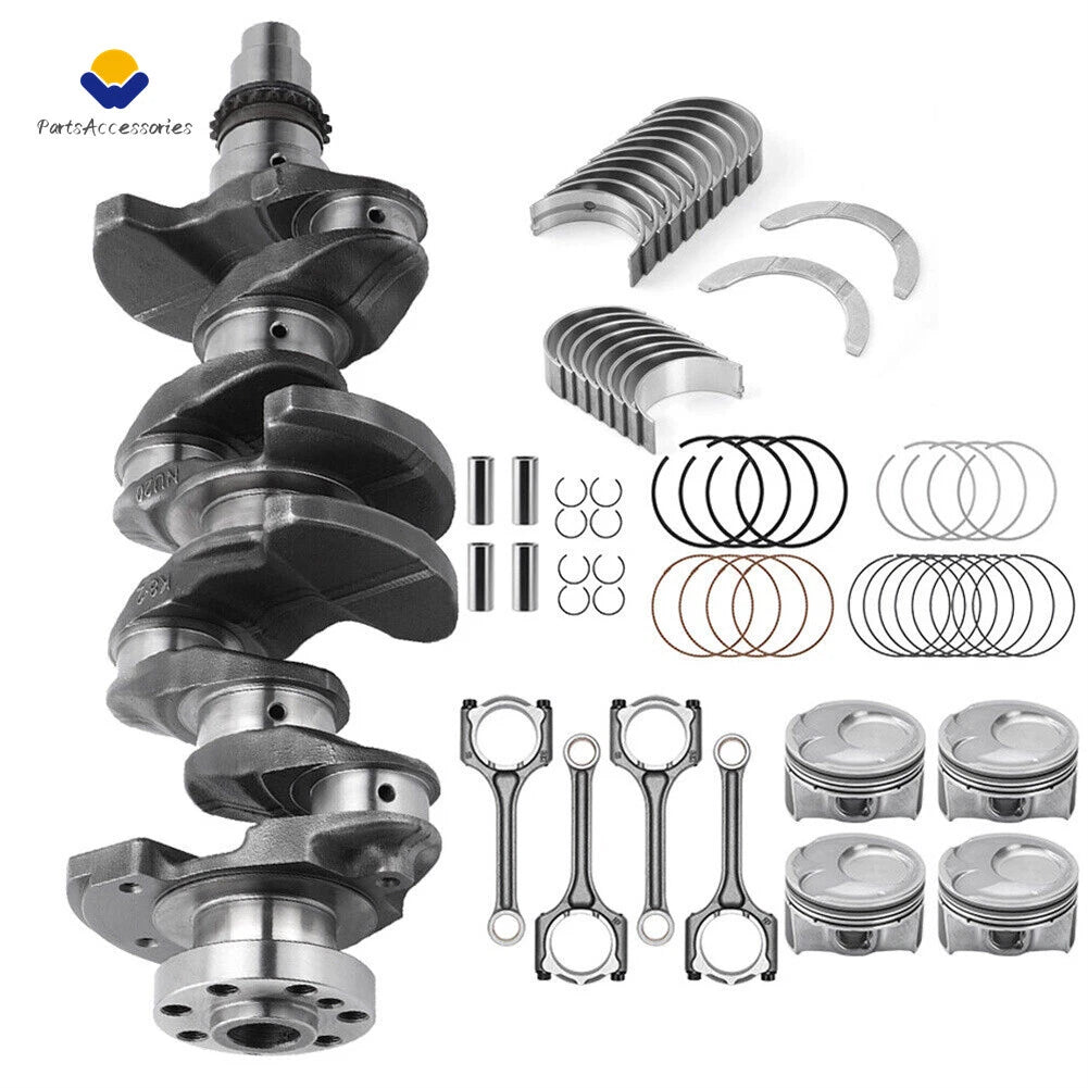 Piston & Rings Kit, Connecting Rod, Bearings, Crankshaft for Hyundai Kia 2.0L