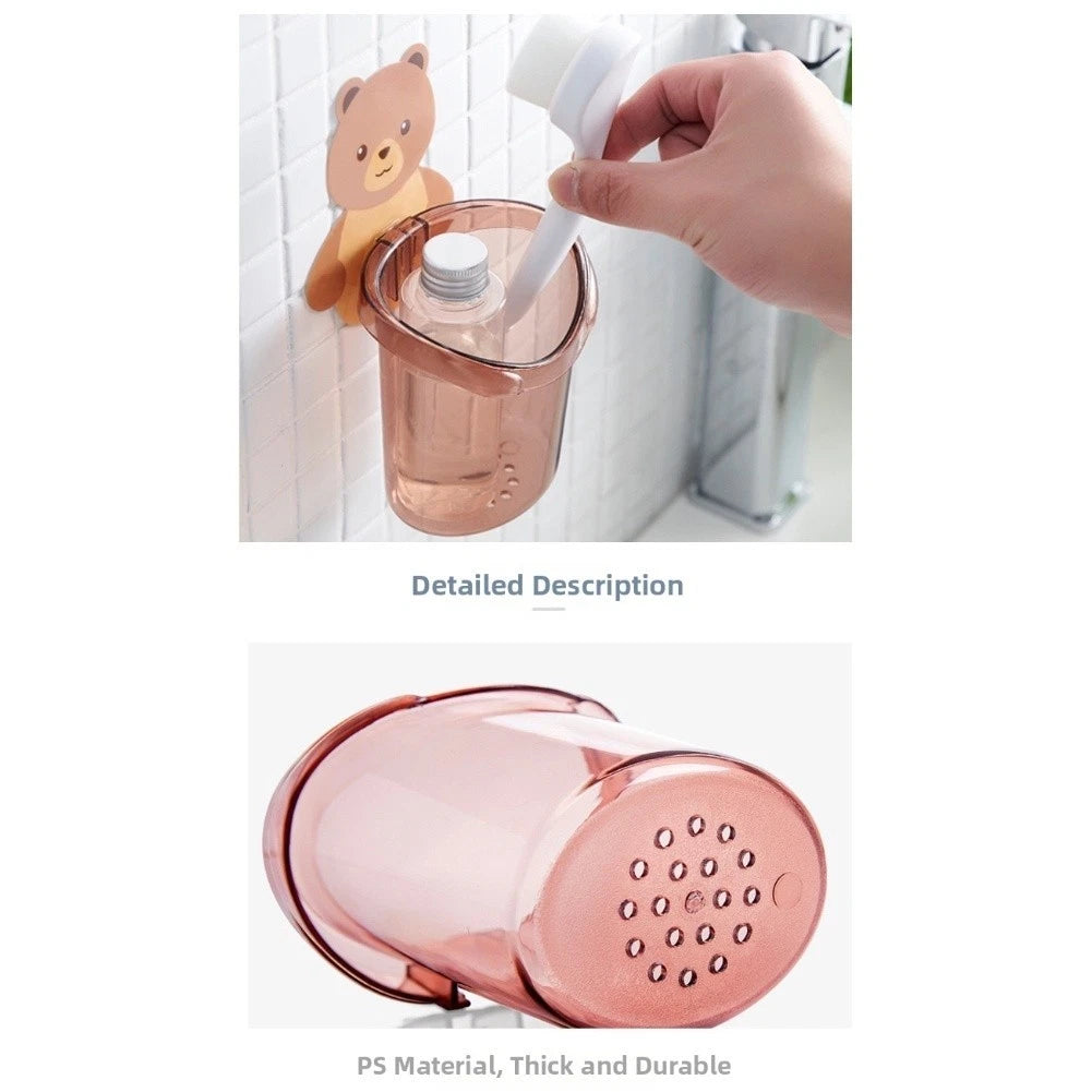 Bathroom Wall Mounted Cup for Toothbrushes and Small Items