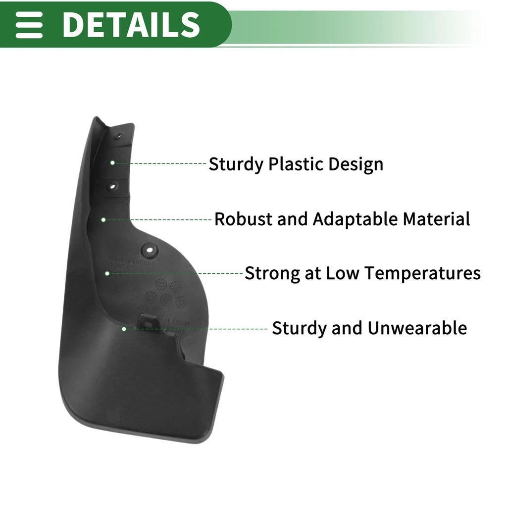 Mud Flaps Splash Guards for Infiniti FX35 (2004–2008)